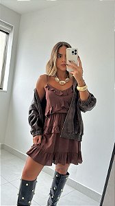 Vestido Marrom Camila