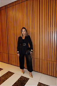 Calça Tricô Patricia Preta