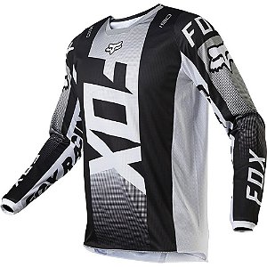 Camisa MX Fox 180 OKTIV Preta