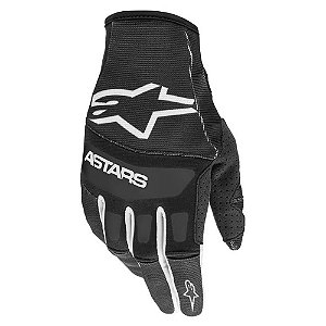 Luva Alpínestars MX Techstar 22 Preto e Branco