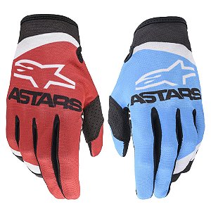 Luva Alpinestars Radar 22 Dual Vermelho e Azul