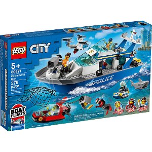 Lego City Barco da Patrulha da Polícia 60277 276pcs