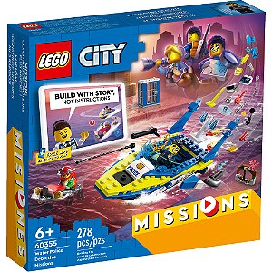Lego City Missoes Investigativa Policia Aquatica 60355 278pc