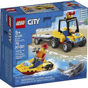 Lego City Off-Road De Resgate Na Praia 60286