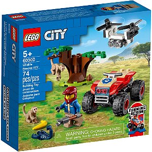 Lego City Quadriciclo Para Salvar Animais Selvagens 60300