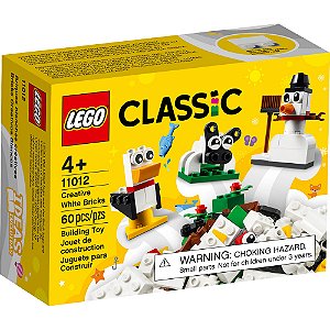 Lego Classic Blocos Brancos Criativos 11012 - 60pcs