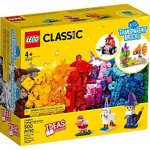 Lego Classic Blocos Transparentes Criativos 11013 - 500pcs