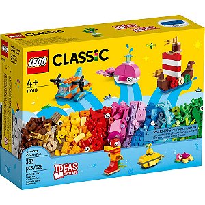 Lego Classic Diversao Criativa No Oceano 333pcs