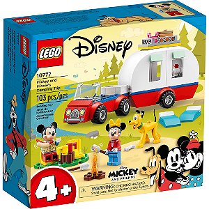 Lego Disney Viagem Acampar Mickey Mouse E Minnie 10777 103pc
