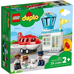 Lego Duplo Avião E Aeroporto 10961