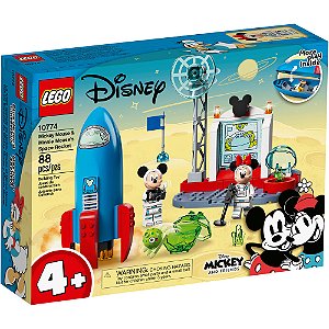 Lego Juniors Foguete Espacial Do Mickey Mouse E Minnie 10774
