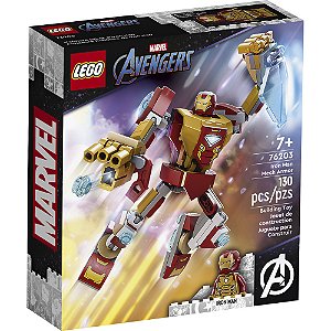 Lego Marvel Armadura Robô do Homem de Ferro 76203 130pcs