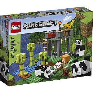 Lego Minecraft A Creche Dos Pandas 21158