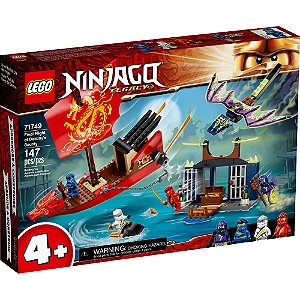Lego Ninjago Voo Final do Barco do Destino 71749 147pcs