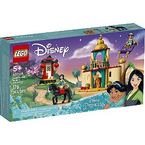 Lego Princess A Aventura de Jasmine e Mulan 43208 176pcs