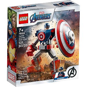 Lego Super Heroes Armadura Robô do Capitão America 76168