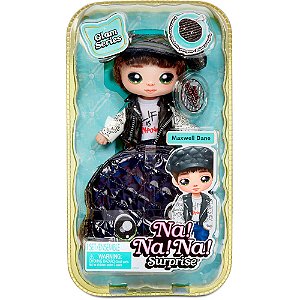 Boneca Na!Na!Na! Supresa 2 em 1 Pom Glam Maxwell Dane