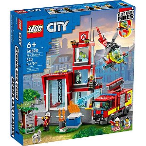 Lego City Quartel dos Bombeiros 60320 540pcs