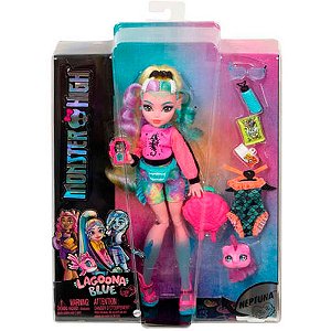 Boneca Mattel Monster High Pet e Acessorios Lagoona HHK55