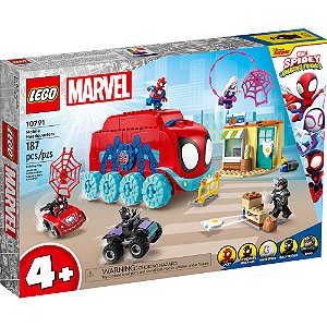 Lego Junior Quartel General Móvel Equipe Aranha 10791 187pcs