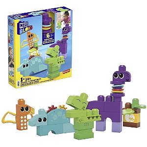 Mega Bloks Mattel Dinossauros Brincalhões HKN43 24pcs