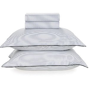 Jogo de Cama Karsten Amalia 180 Fios 4 Peças Queen Branco