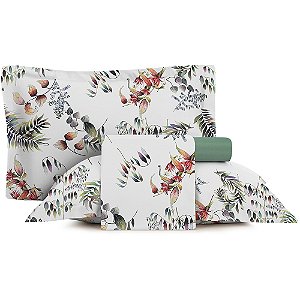 Jogo de Cama Altenburg Vivid Green TA 4 Peças Casal Verde