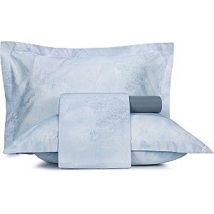 Jogo de Cama Altenburg Agua Marinha TA 4 Peças Casal Azul