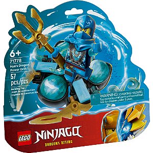 Lego Ninjago Drift Spinjitzu Poder Dragao Da Nya 71778 57pcs
