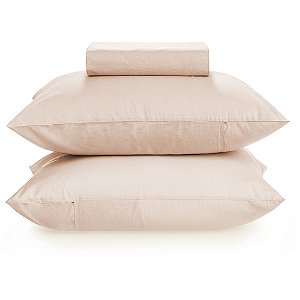 Jogo de Cama Karsten Matiz 150 Fios 3 Peças Queen Bege