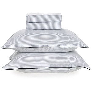 Jogo de Cama Karsten Amalia 180 Fios 4 Peças King Branco