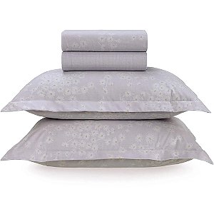 Jogo de Cama Karsten Sophie 180 Fios 4 Peças Casal Roxo