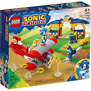 Lego Sonic Oficina do Tails e Avião Tornado 76991 376pcs