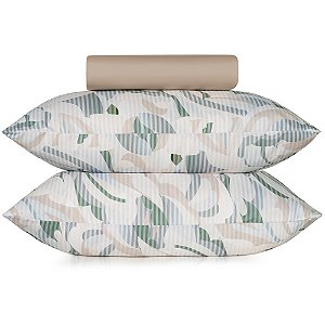 Jogo de Cama Altenburg Revival TA 3 Peças Queen Bege