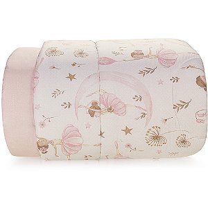 Edredom Karsten Alicia 200 Fios Solteiro Rosa