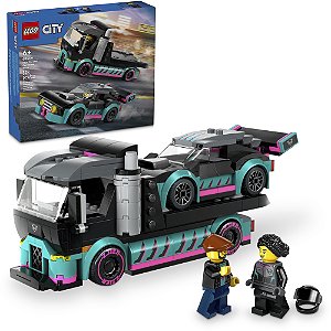 Lego City Carro de Corrida e Caminhao Cegonha 60406 328pcs