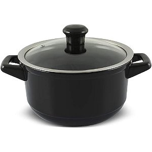 Caçarola Ceraflame Duo 20cm 2500ml Preto