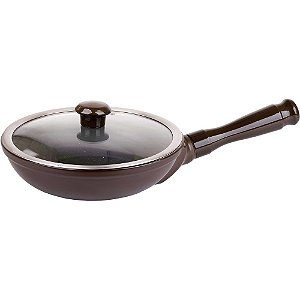 Frigideira Ceraflame Duo 22cm 1000ml Marrom Chocolate