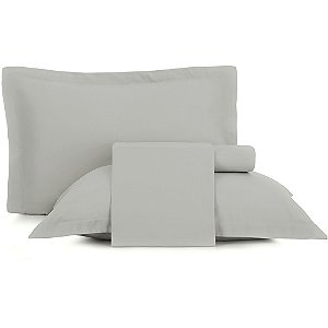 Jogo de Cama Altenburg Ciment TA 4 Peças Queen Cinza