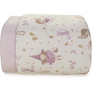 Edredom Karsten Fantasia 200 Fios Solteiro Rosa