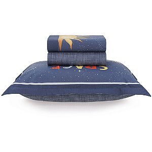 Jogo de Cama Karsten Galaxia II 200 Fios 3 Peças Solteiro