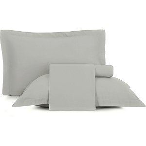 Jogo de Cama Altenburg Ciment 4 Peças TA Casal Cinza