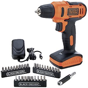 Parafusadeira Furadeira Black Decker 12V 10mm 31 Aces LD12SC