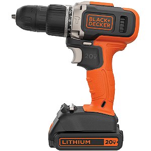 Furadeira de Impacto Black Decker 20V 10mm BCD704C1