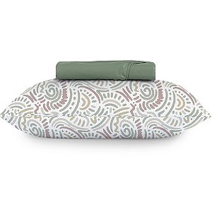 Jogo de Cama Altenburg Painel TA 2 Peças Solteiro Verde