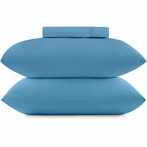 Jogo de Cama Altenburg Four Season TA 3 Peças Casal Azul