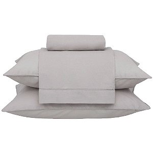 Jogo de Cama Buddemeyer Basic Percalle 4 Peças Casal Bege