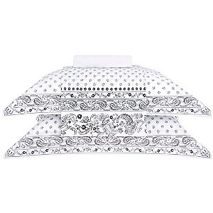 Jogo de Cama Buddemeyer Yasmin 250 Fios 4 Peças Queen Branco