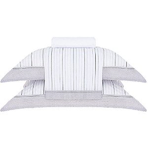 Jogo de Cama Buddemeyer Vicky 180 Fios 4 Peças Queen Branco