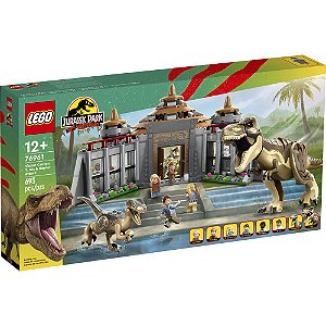 Lego Jurassic World Ataque de TRex e Raptor 76961 com 693pcs